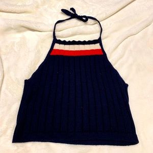 Brandy Melville Knit Halter Crop